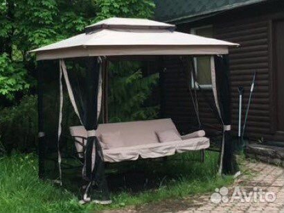 Новые садовые качели беседка Ливерпуль