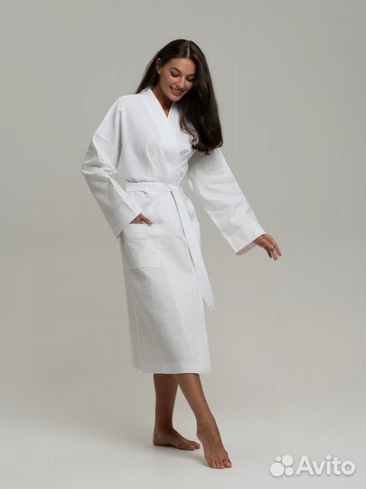 Халат банный вафельный Артикул 1448 - 1445