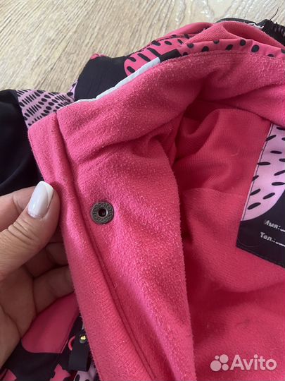 Зимний комбинезон для девочки 68-74