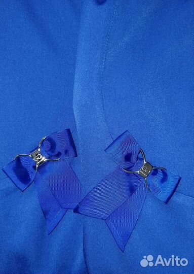 Платье синее