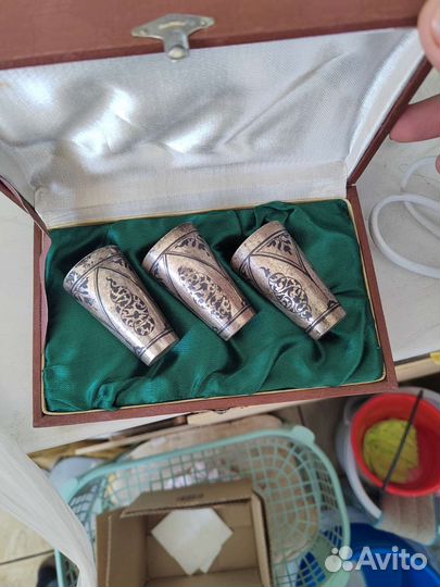 Серебряные стопки-рюмки СССР