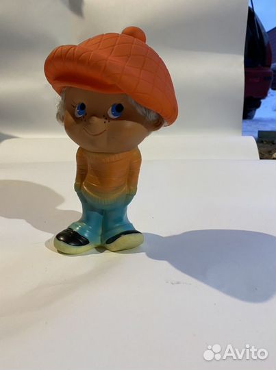 Игрушка раритетная СССР резиновый мальчик