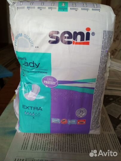 Урологические прокладки seni 4 капли