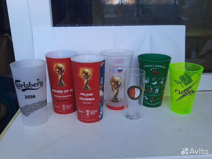 Пивные стаканы пластик