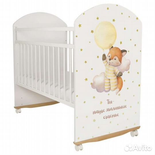 Новые детские кроватки Indigo колесо/качалка