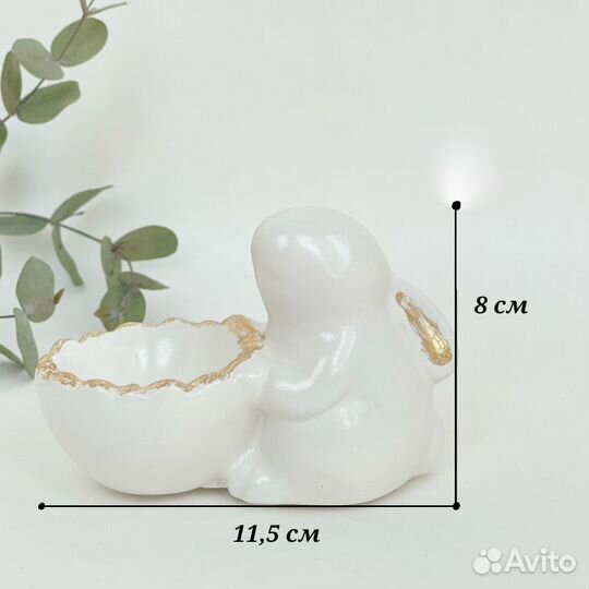 Подставка для яиц пасхальный заяц