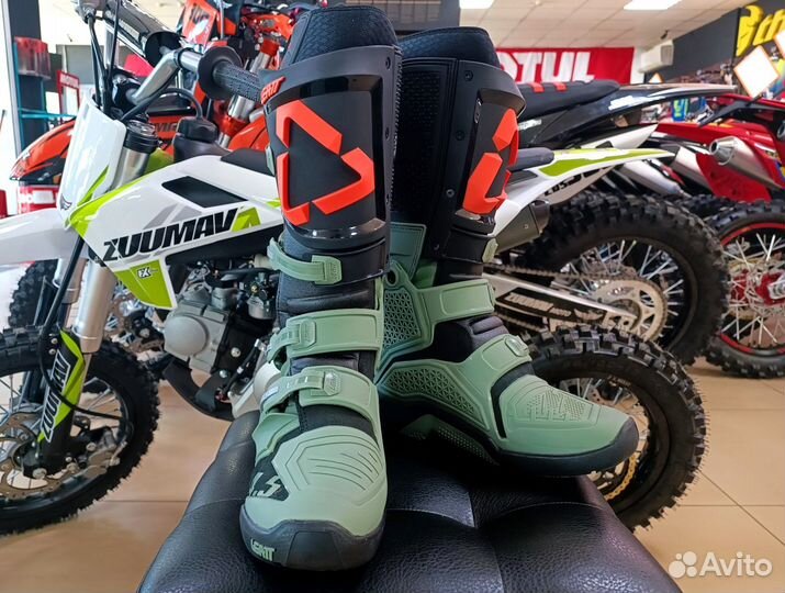 Мотоботы leatt 4.5 HydraDri Cactus