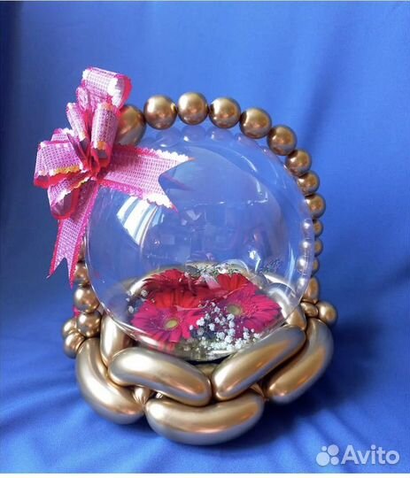 Живые цветы В шаре