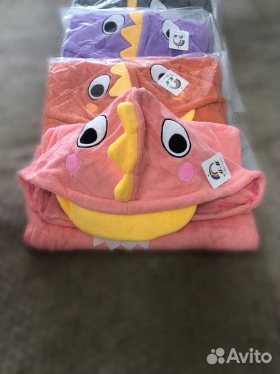 Полотенце пончо детское