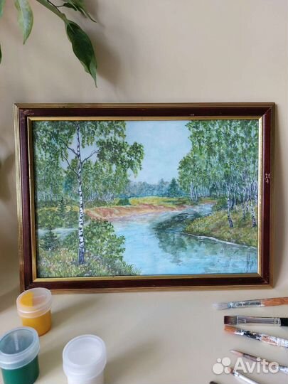 Картина акварелью 