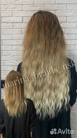 Голливудское наращивание волос. Афронаращивание