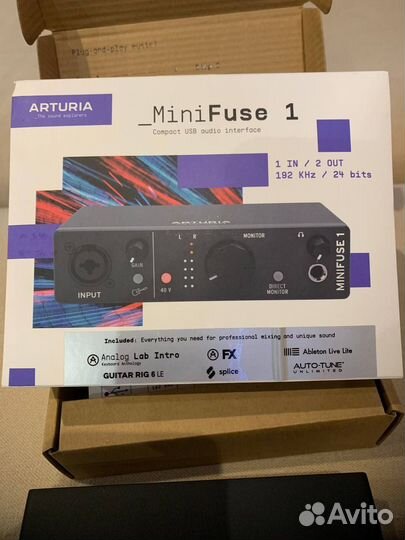 Звуковая карта arturia minifuse 1