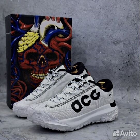 Кроссовки Nike ACG mountain fly gore tex white