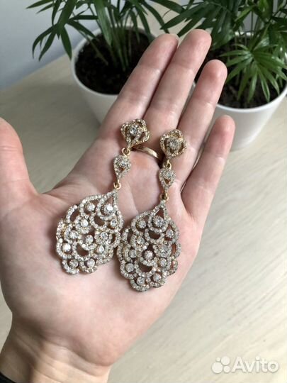 Ожерелье, браслет, серьги, ободок