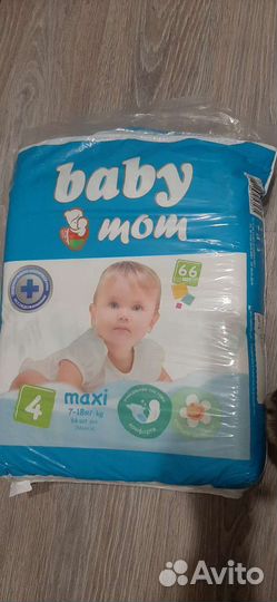 Подгузники baby mom 4