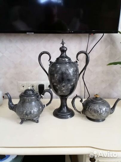 Посеребренный набор до 17года