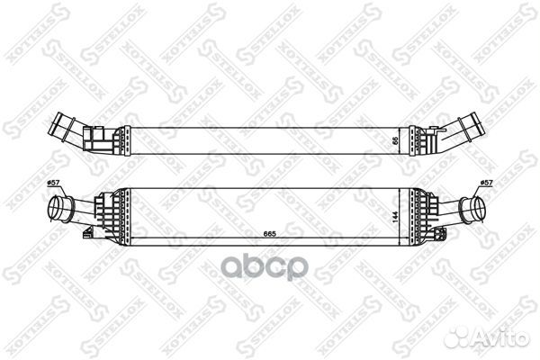 10-40184-SX интеркулер Audi Q5 2.0TFSi/2.0TDi