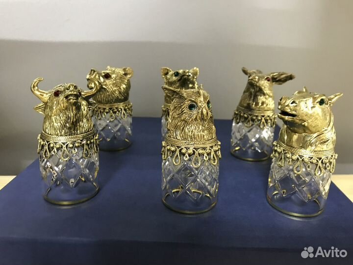 Рюмки Лафитники хрусталь