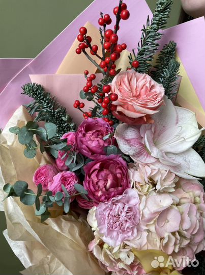 Букет цветов «Снежная королева»