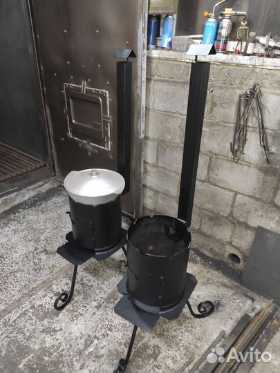 Печка под казан