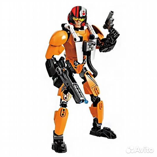 Фигурка Poe Dameron StarWars DIY конструктор