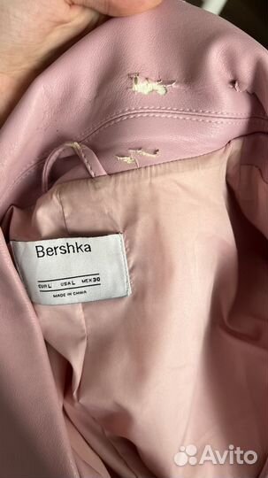 Куртка кожаная женская Bershka