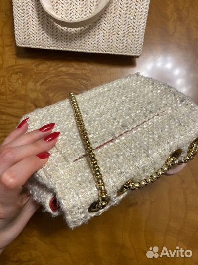 Сумка твидовая