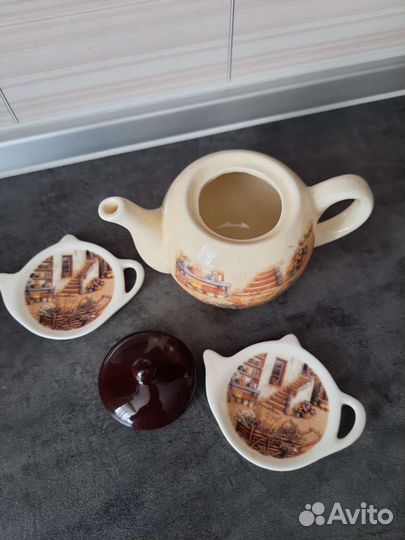 Заварочный чайник, масленка, под пакетики