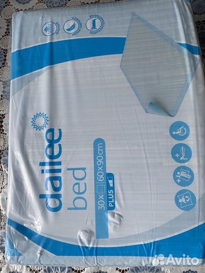 Пеленки одноразовые 60х90 30 штук