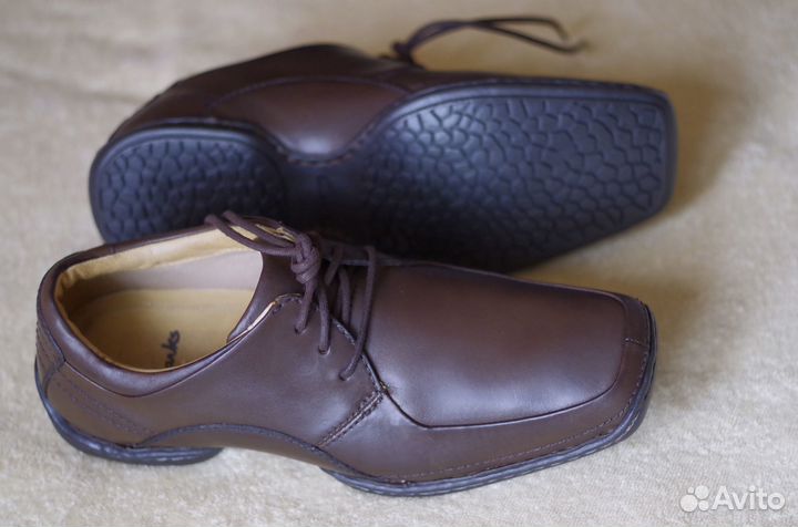 Новые туфли Премиум английск.Clarks нат кожа р.42