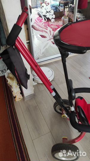 Детский велосипед с родительской ручкой