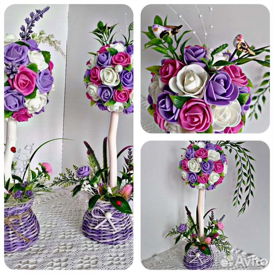 Цветочный топиарий