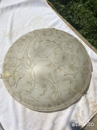 Люстра потолочная стекло цветное