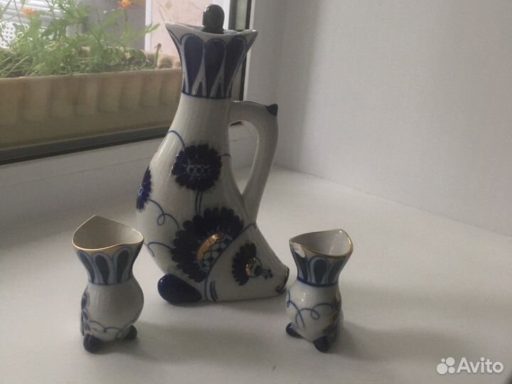 Набор из гжели советский