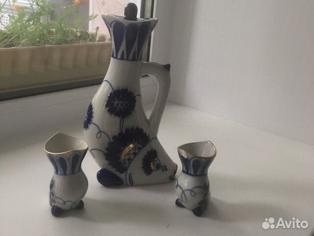 Набор из гжели советский