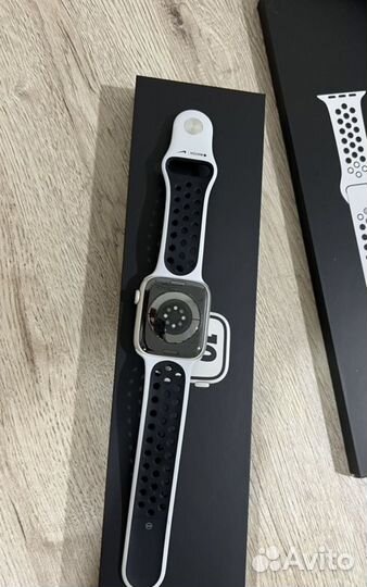 Часы apple watch 7 45 mm серые