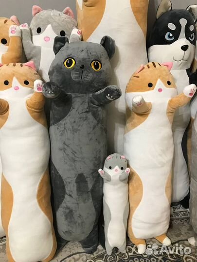 Кот ботон, мягкая игрушка, подушка, подарок