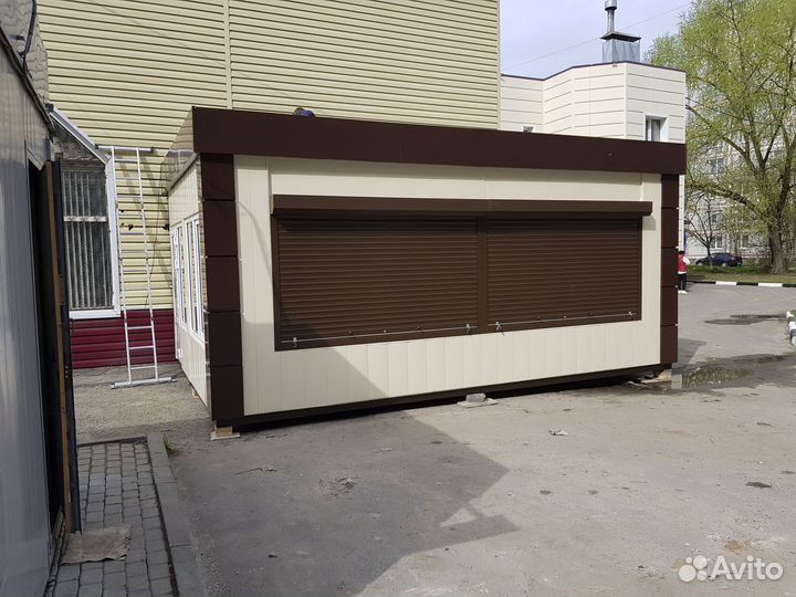 Торговый павильон 6х4 (бежевый)