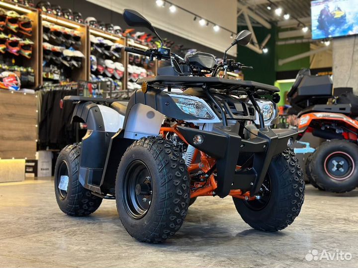 Квадрицикл kayo AU150 CVT (белый пластик 2024 г.)