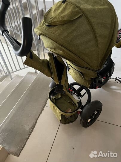 Детский велосипед с родительской ручкой