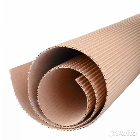 Гофрокартон 105см двухслойный в рулоне, от 1 метра