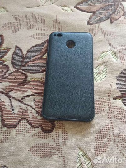 Чехол на Xiaomi redmi 4x кожаный
