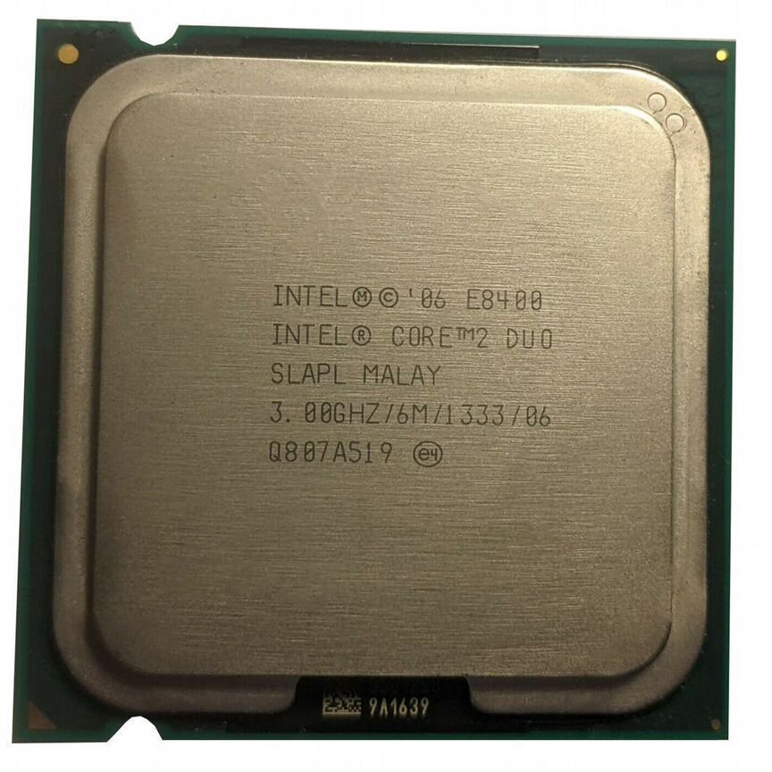 [E8400] Процессор Intel Core 2 Duo Slapl E8400