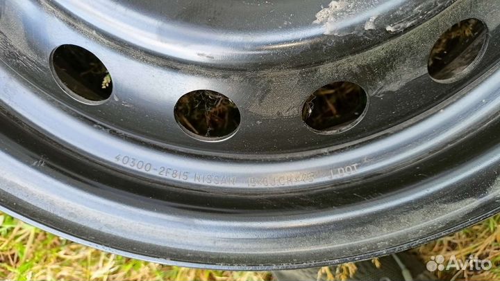 Диск штампованный r15 Nissan