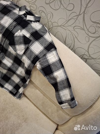 Рубашка в клеточку женская