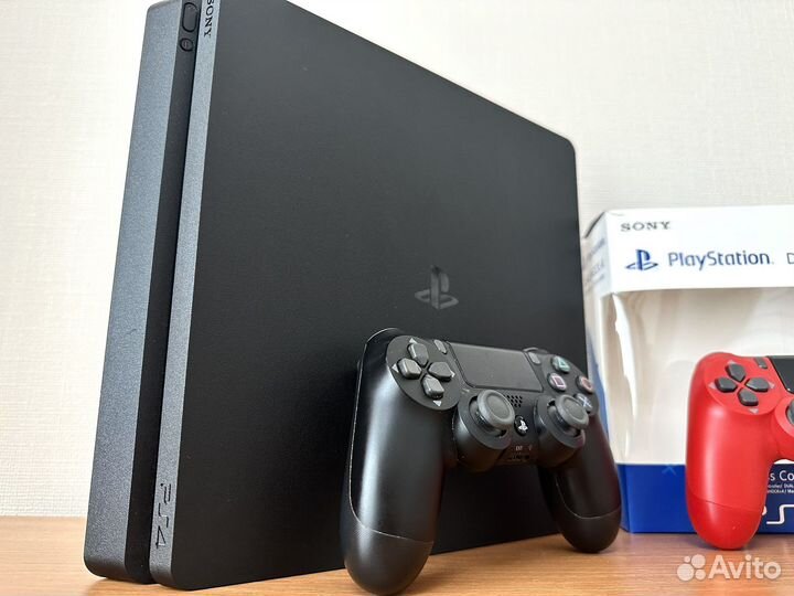 Sony PS4 Slim 1tb 2геймпада/400игр/гарантия/Fifa23