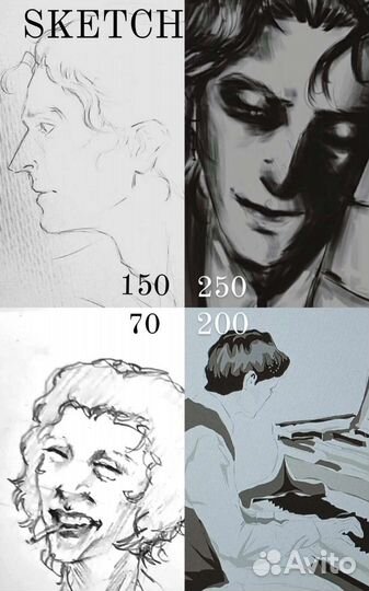 Коммишены, арты, скетчи на заказ :)