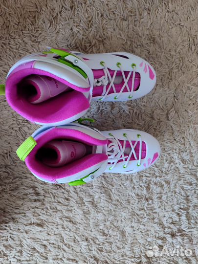 Коньки детские раздвижные 34-37