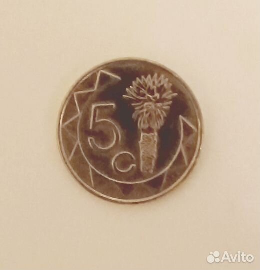 Монета Намибия 5 центов 2007