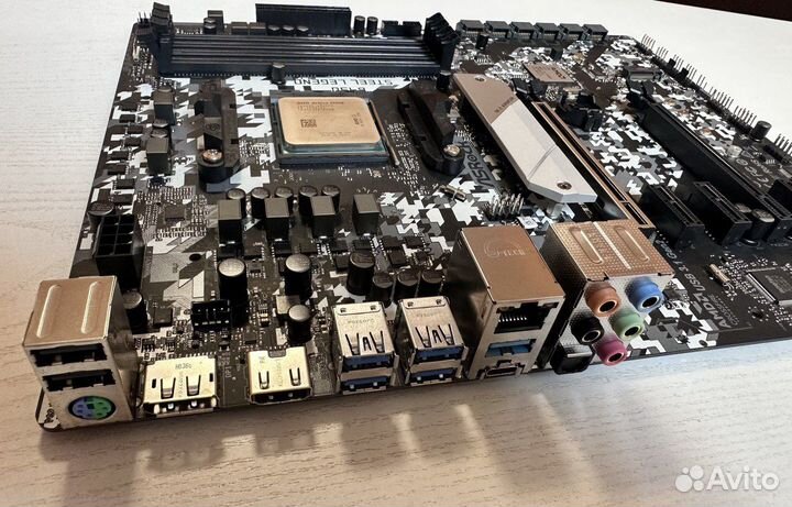 Материнская плата ASRock B450 steel legend